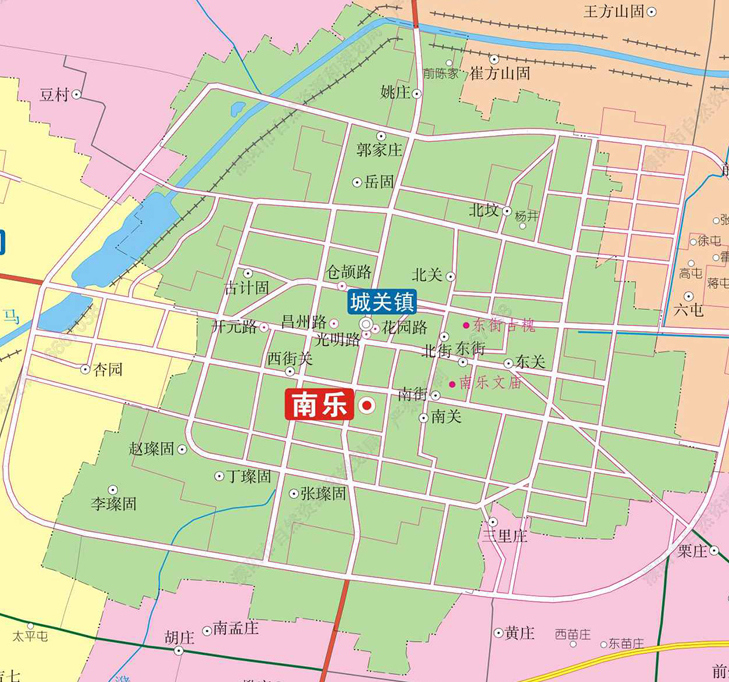 南乐县城关镇地图(来源:濮阳市自然资源和规划局官网)航拍南乐县城关