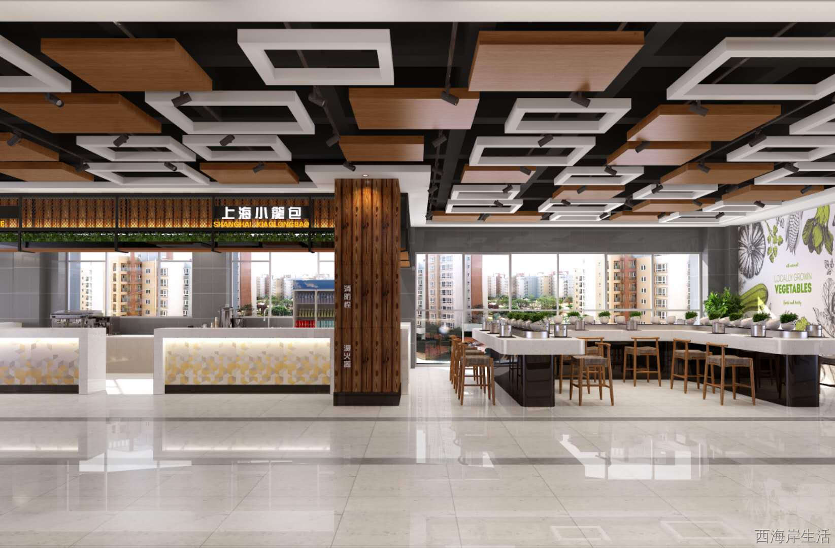 【生意转让】鲁疆超市美食城档口招商电话13808958221 费用低,精装